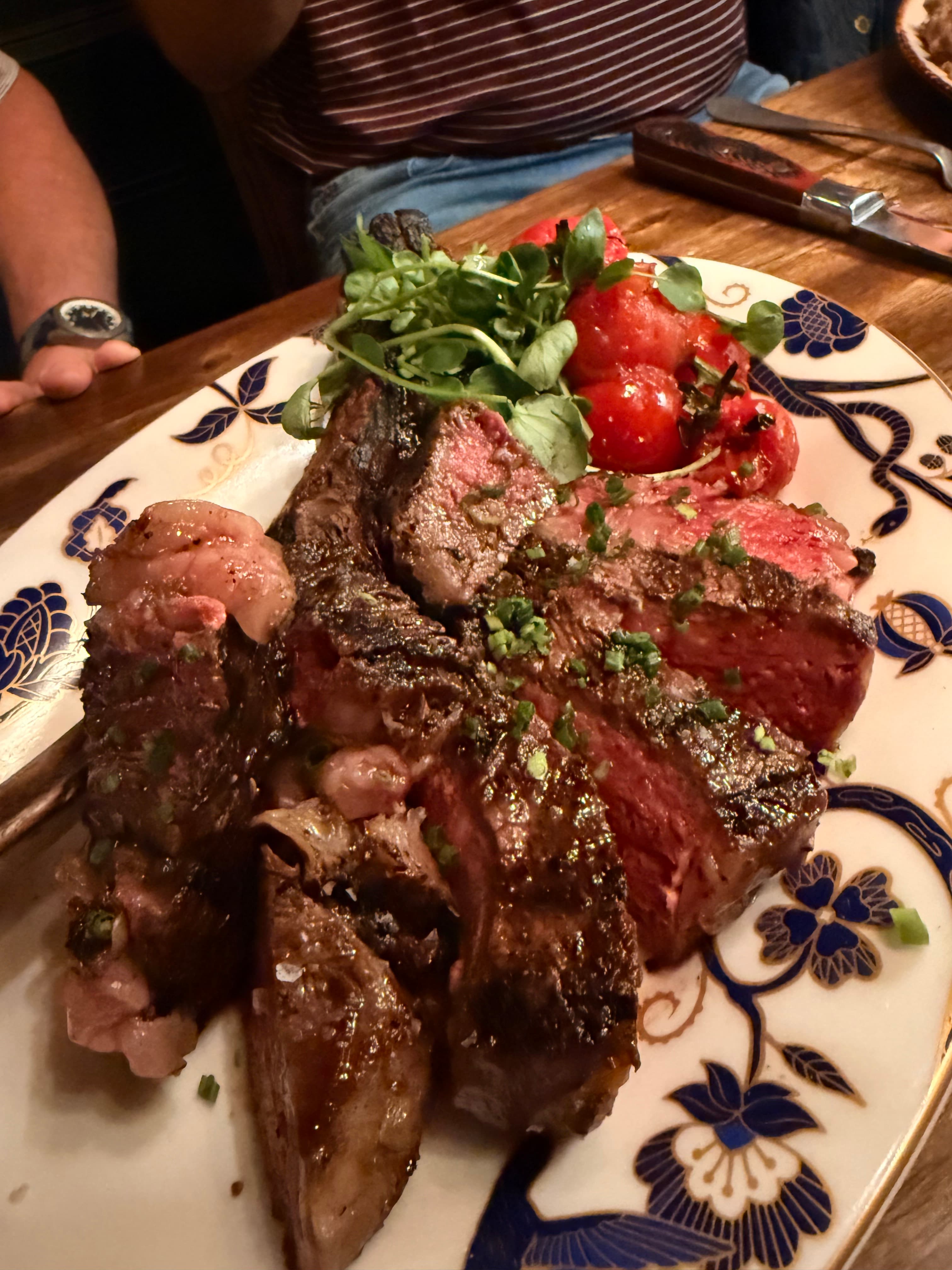 Steak entree at The Lick At 10 Windermere Charleston SC